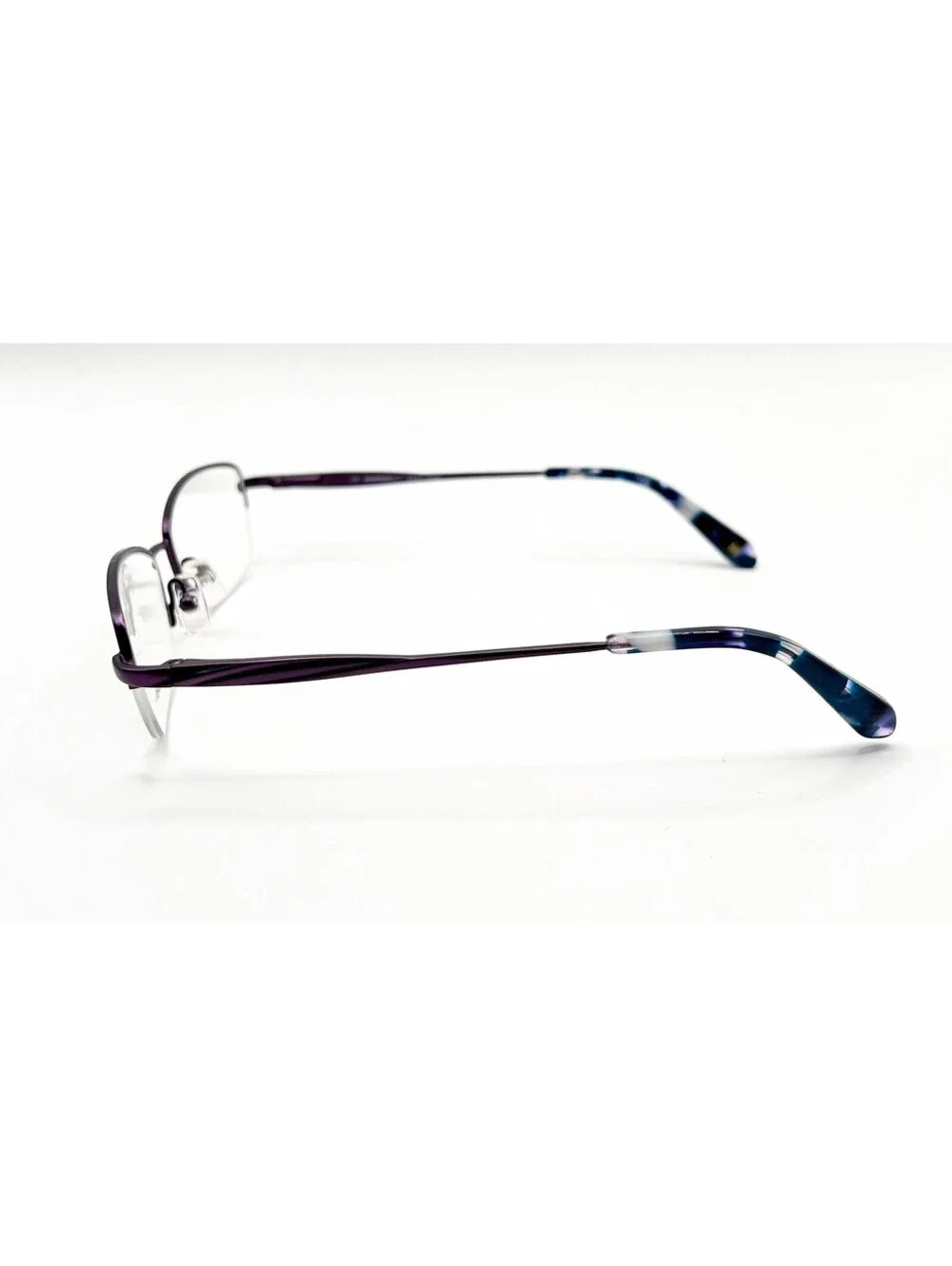 Marchon Nyc Waldorf 505 Purple Blue Authentic Eyeglasses 51-17-135